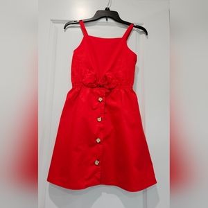 GB girls red dress